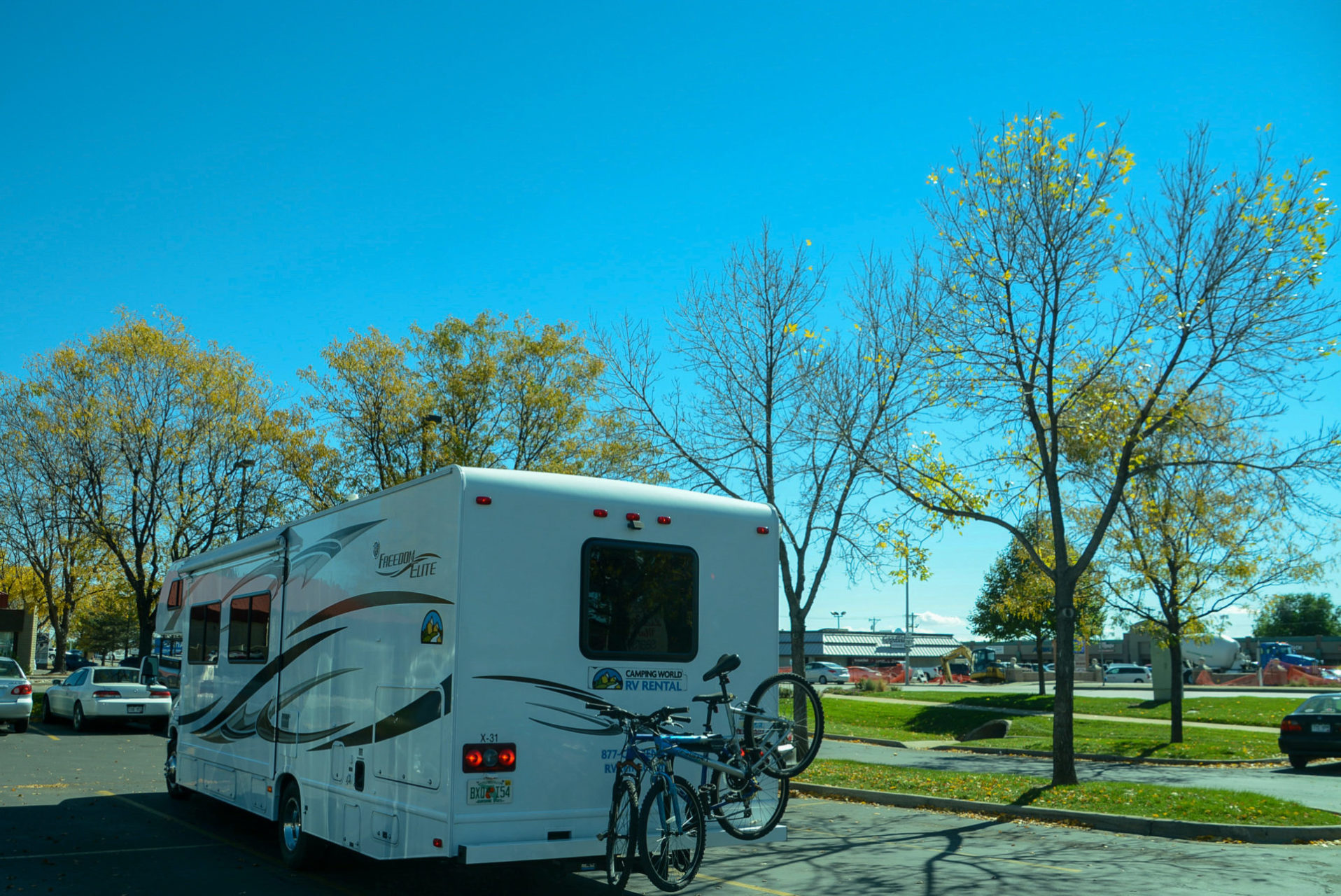 Wohnmobil im Herbst in Colorado